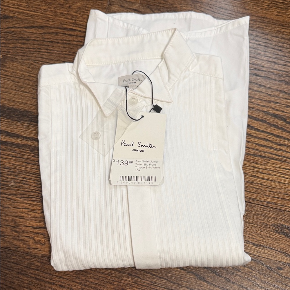 Paul Smith Junior Classic White Button down Shirt